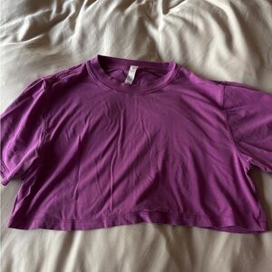Lululemon All Yours Cropped Tee